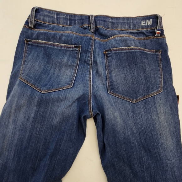 Etienne Marcel's Signature Skinny Jeans with Red Ankle Zippers Size 25 - Picture 7 of 7